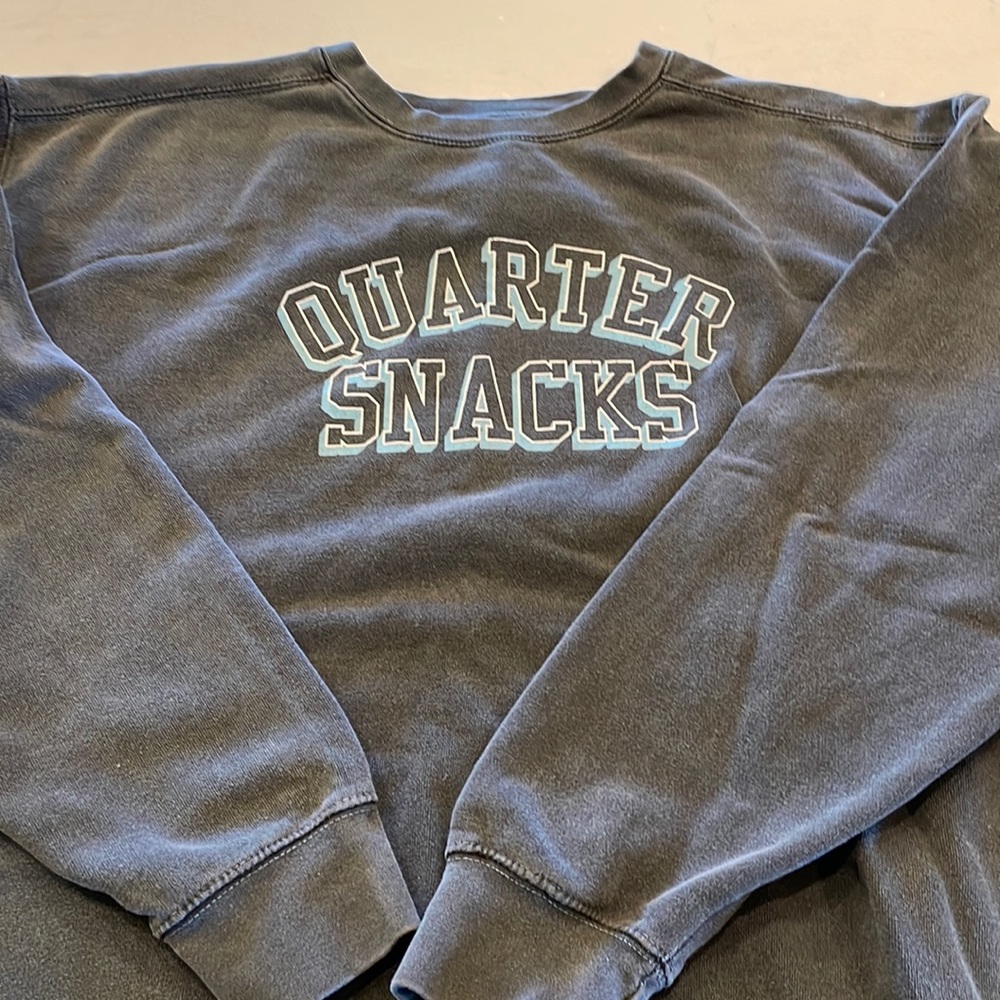 Quarters snacks sweatshirt